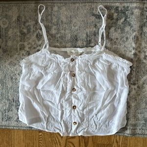 White crop top